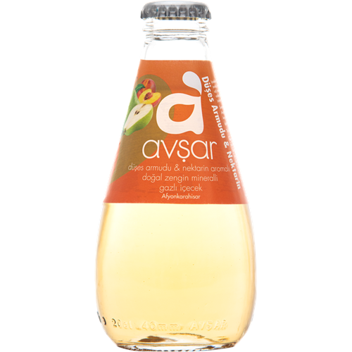 AVŞAR 200ML DÜŞEŞ ARMUDU NEKTARİN MADEN SUYU