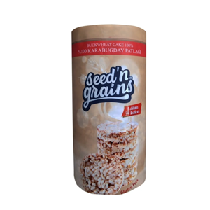 SEED N GRAINS KARABUĞDAY PATLAĞI 125 GR