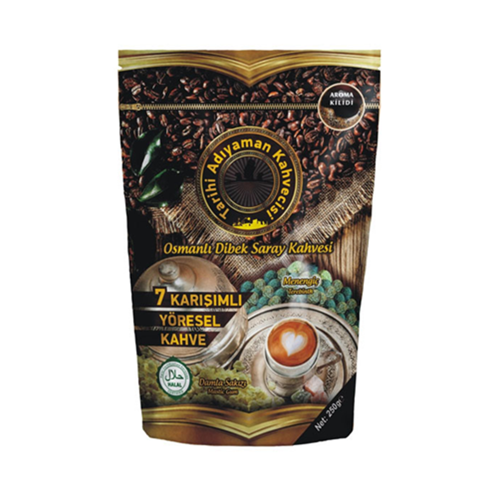 ADIYAMAN DİBEK KAHVESİ DAMLA SAKIZLI 200 GR POŞET