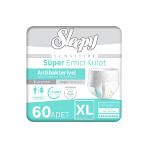 Sleepy Sensitive Antibakteriyel Emici Külot Xlarge 30 Lu