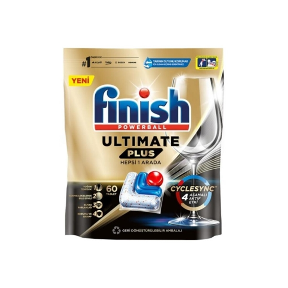 FİNİSH QUANTUM MAX ULTİMATE PLUS 60 LI BULAŞIK MAKİNE TABLETİ