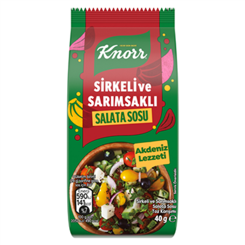 Knorr Sirkeli ve Sarımsaklı Salata Sosu 40 gr