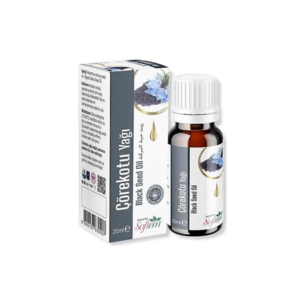 SOFTEM ÇÖREKOTU YAĞI ACI 20 ML.