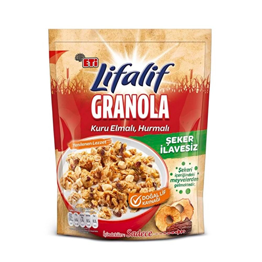 ETİ LİFALİF GRANOLA ELMA hurma 200 GR