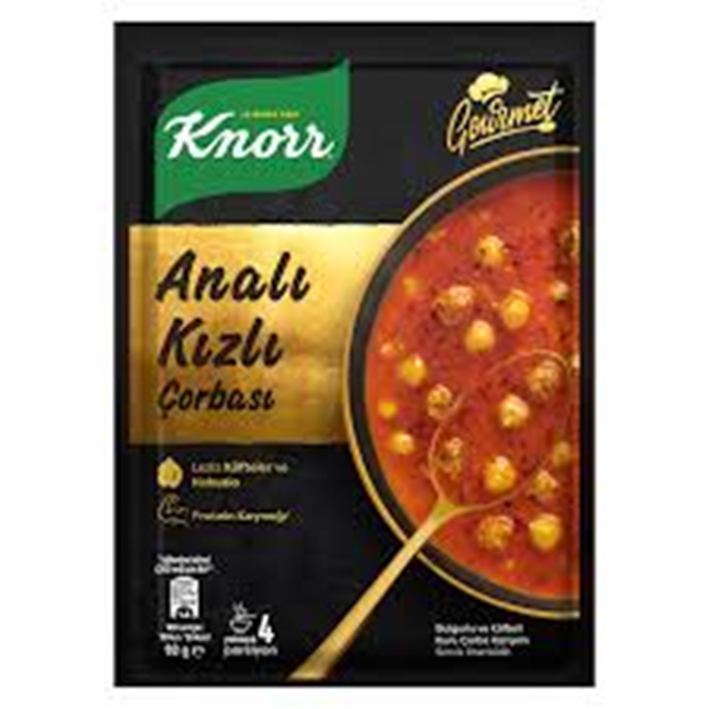 KNORR GOURMET ÇORBA ANALI KIZLI 92 GR