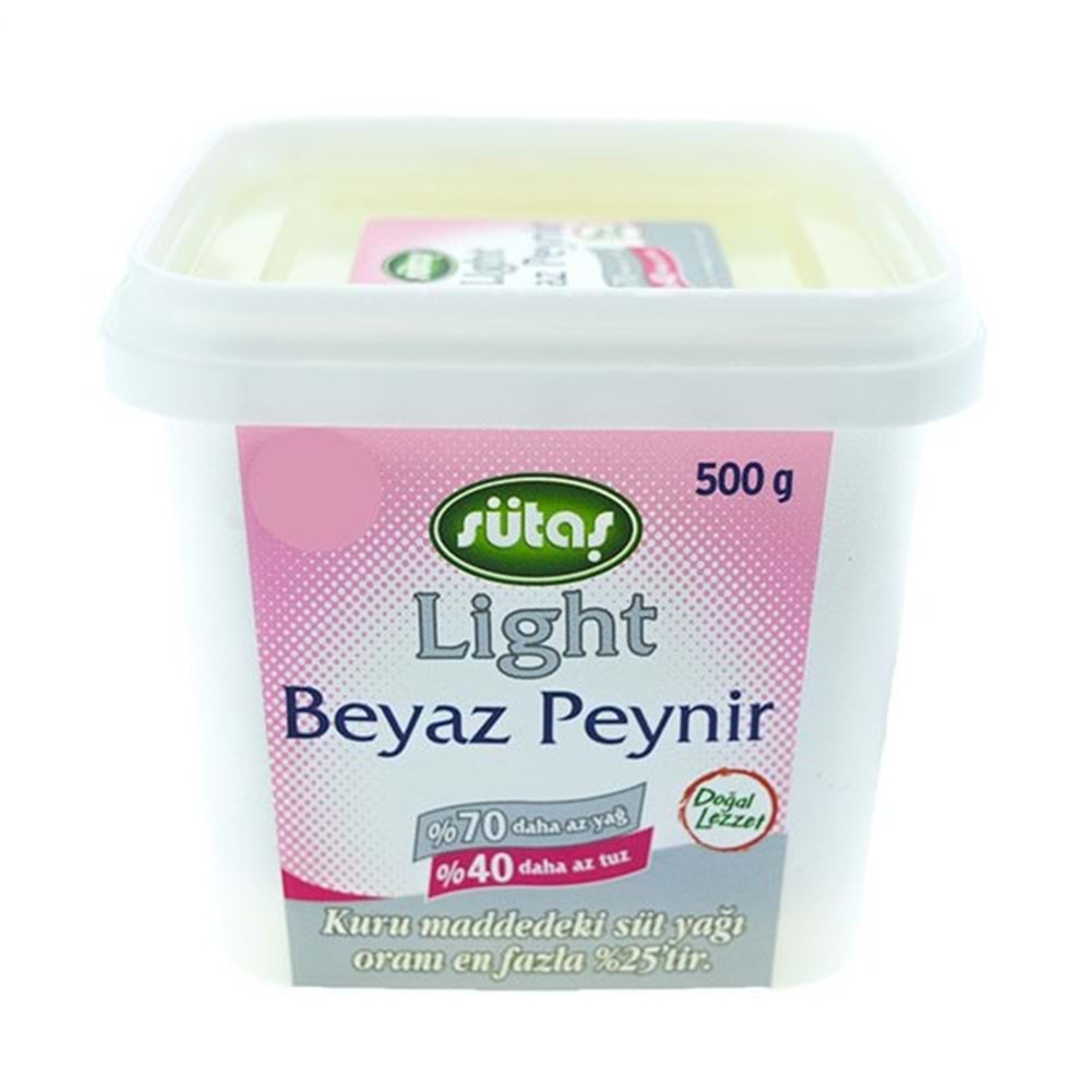 SÜTAŞ BEYAZ PEYNİR LİGHT 500 GR