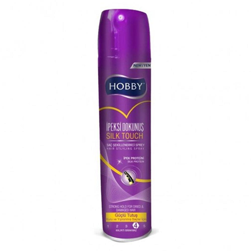 HOBBY SAÇ SPREYİ NO:4 İPEKSİ MOR 250 ML