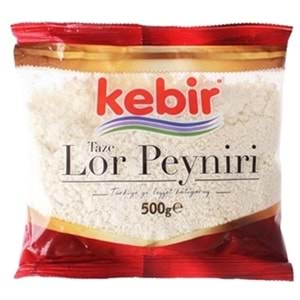 KEBİR LOR PEYNİRİ 500 GR