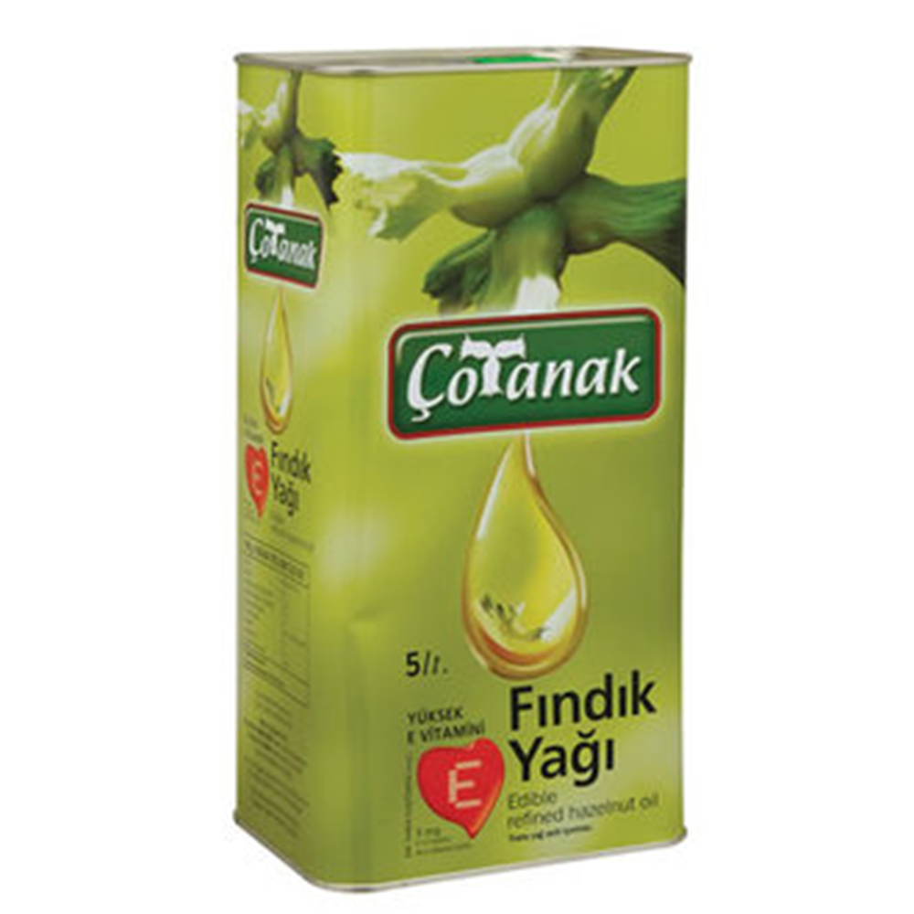 ÇOTANAK FINDIK YAĞI 5 LT TENEKE