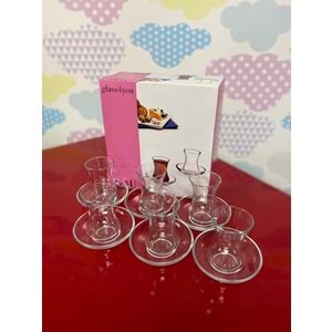 PAŞABAHÇE 96930 HARRAN ÇAY TAKIMI 12 parça