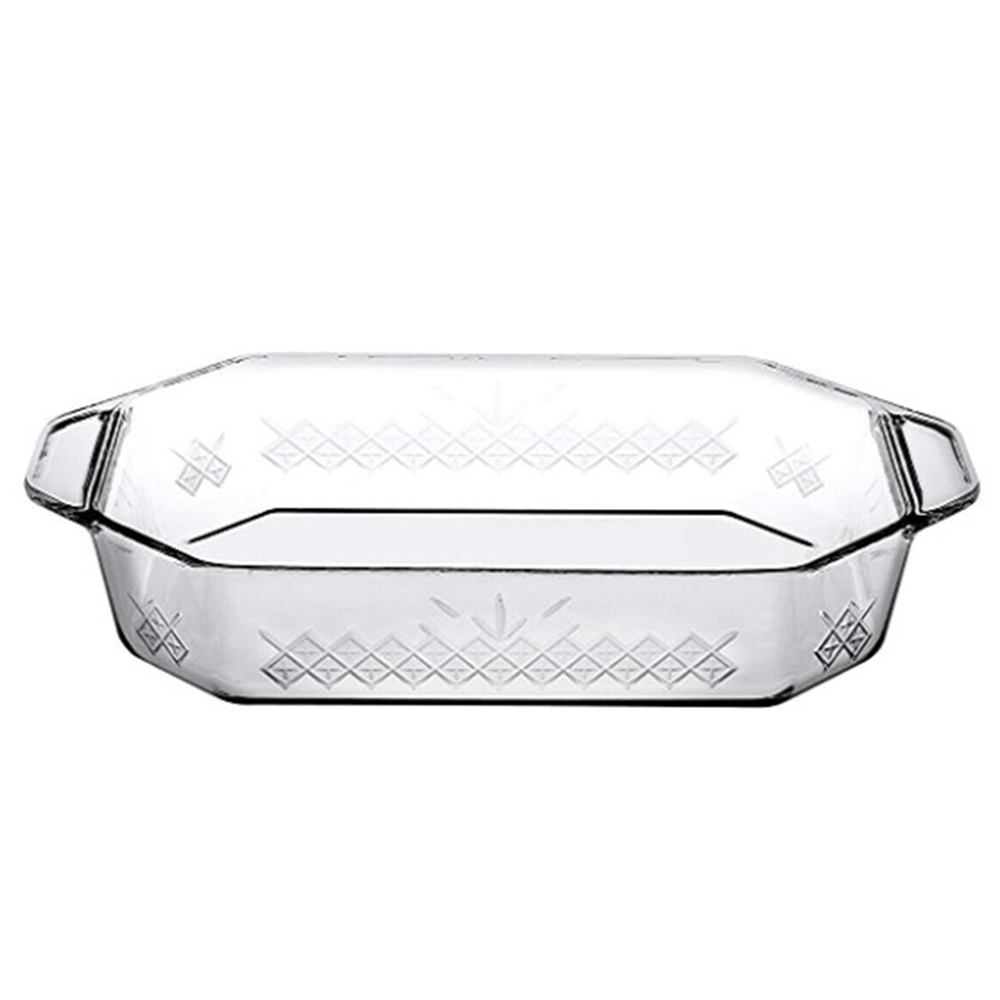 59974 BORCAM DİKDÖRTGEN TEPSİ KULPLU