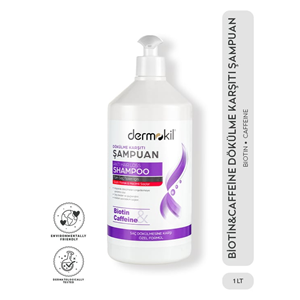 Dermokil Biotin&Caffeine Dökülme Karşıtı Şampuan 1L YENİ