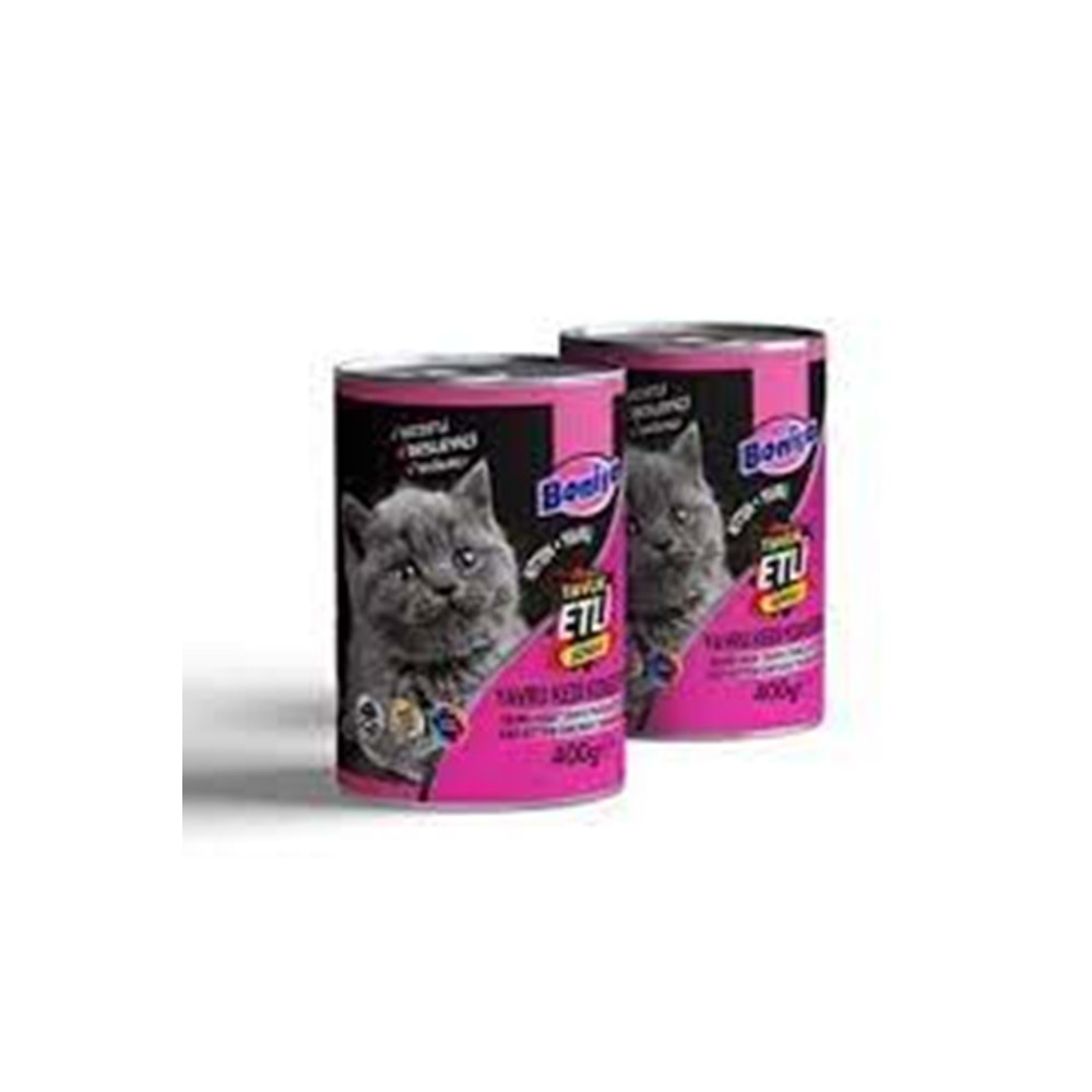 BONİSA KEDİ KONSERVE YAVRU KEDİ 400 GR