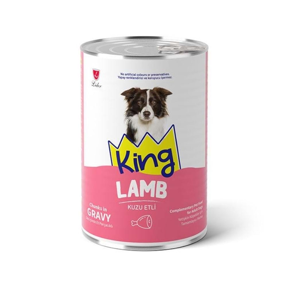KİNG BEEF 400GR KÖPEK MAMASI KUZU ETLİ YETİŞKİN